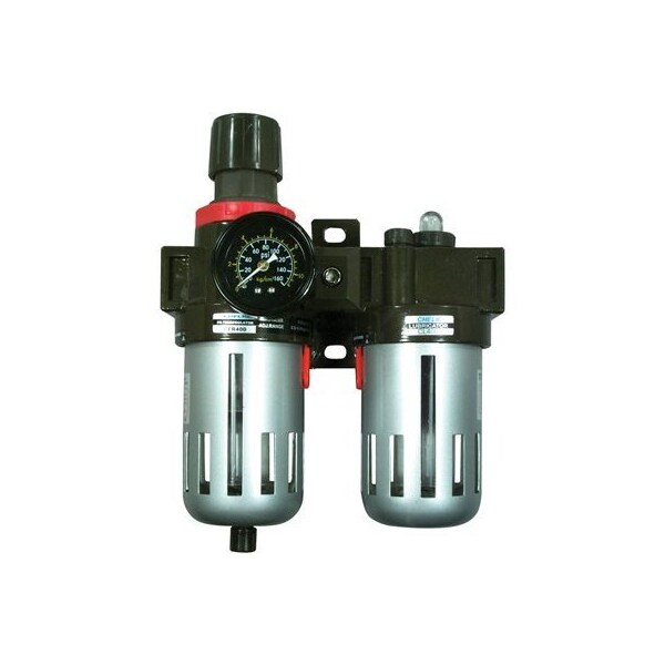 FILTER 3/8"REGULATOR&LUBRICATOR W/GAGE